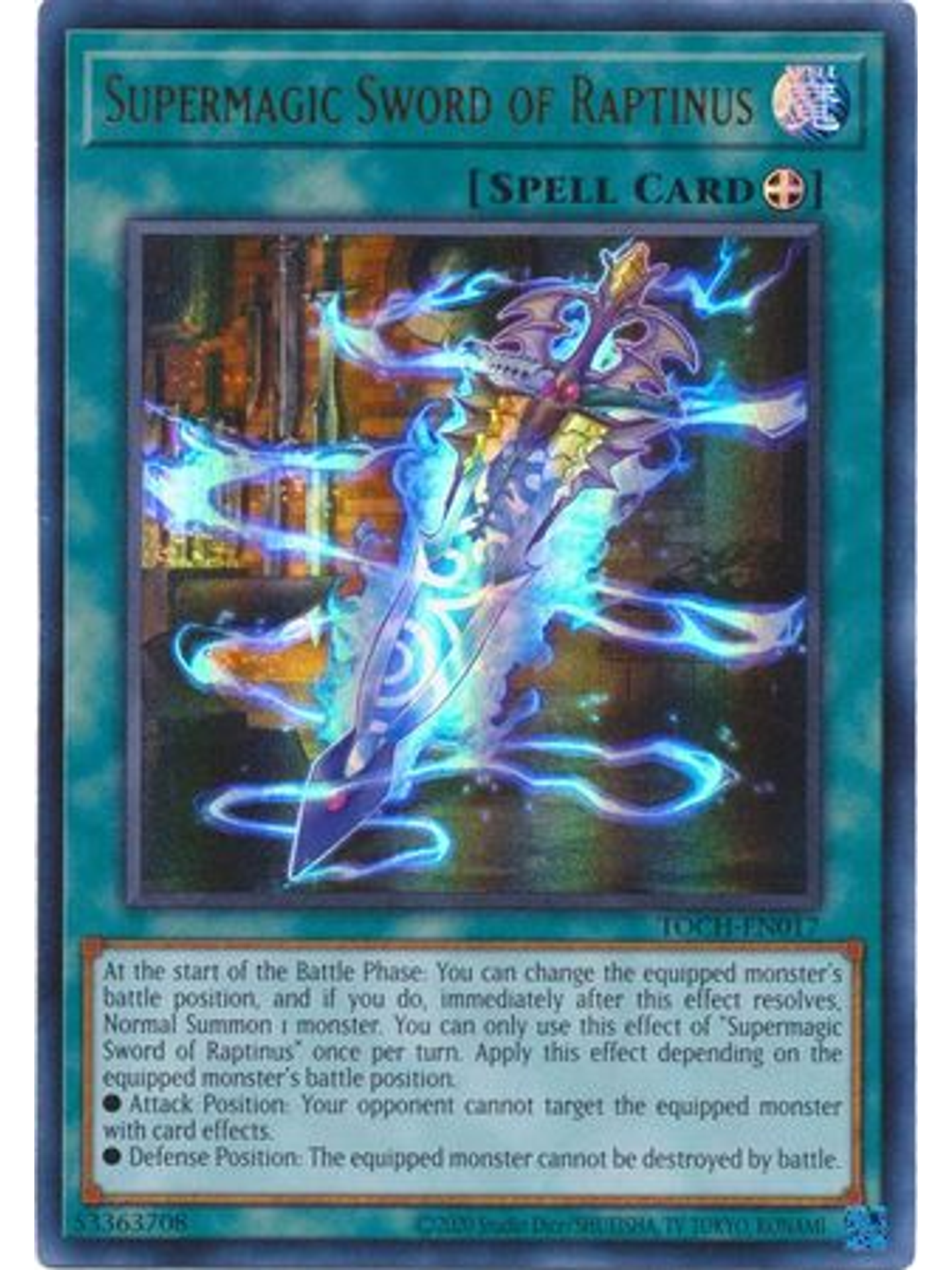 Supermagic Sword of Raptinus - TOCH-EN017 - Ultra Rare Unlimited 1