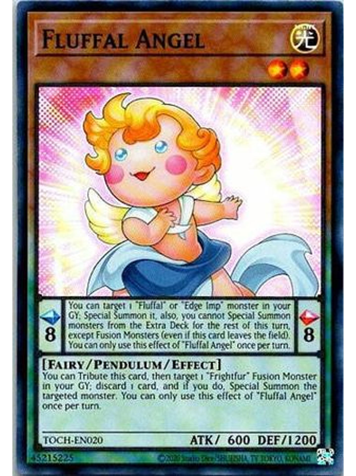 Fluffal Angel - TOCH-EN020 - Super Rare Unlimited 1