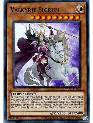 Valkyrie Sigrun - TOCH-EN023 - Super Rare Unlimited