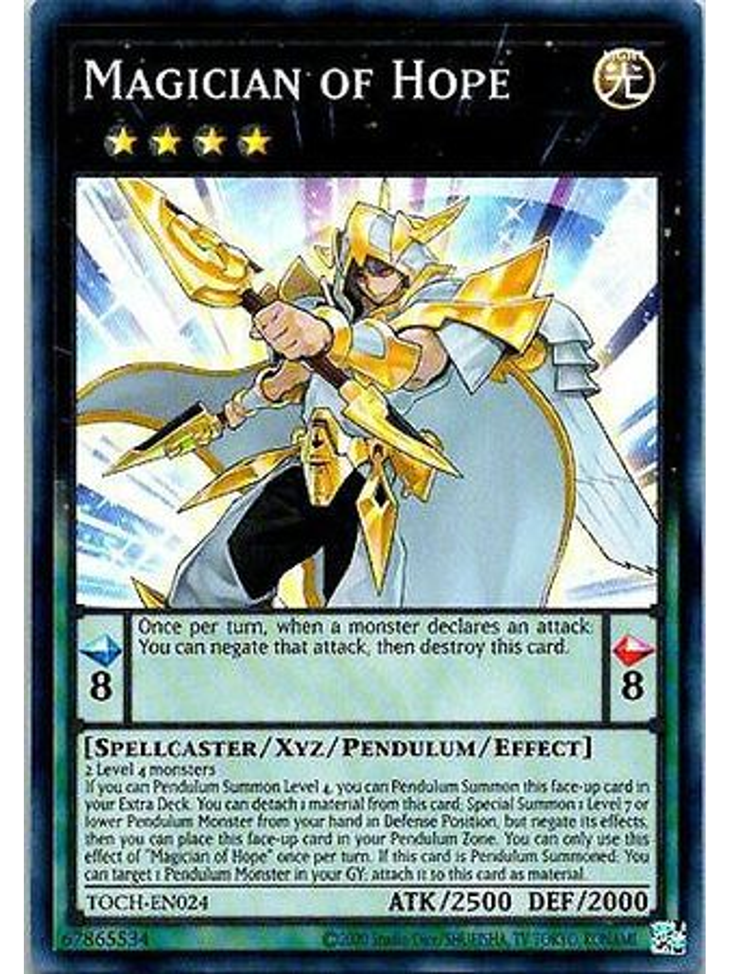 Magician of Hope - TOCH-EN024 - Super Rare Unlimited 1