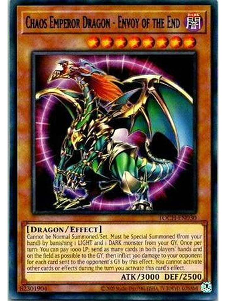 Chaos Emperor Dragon - Envoy of the End - TOCH-EN030 - Rare Unlimited 1
