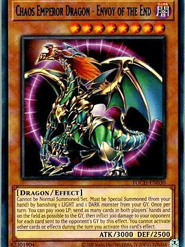 Chaos Emperor Dragon - Envoy of the End - TOCH-EN030 - Rare Unlimited