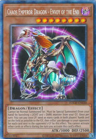 Chaos Emperor Dragon - Envoy of the End - TOCH-EN030 - Collectors Rare Unlimited