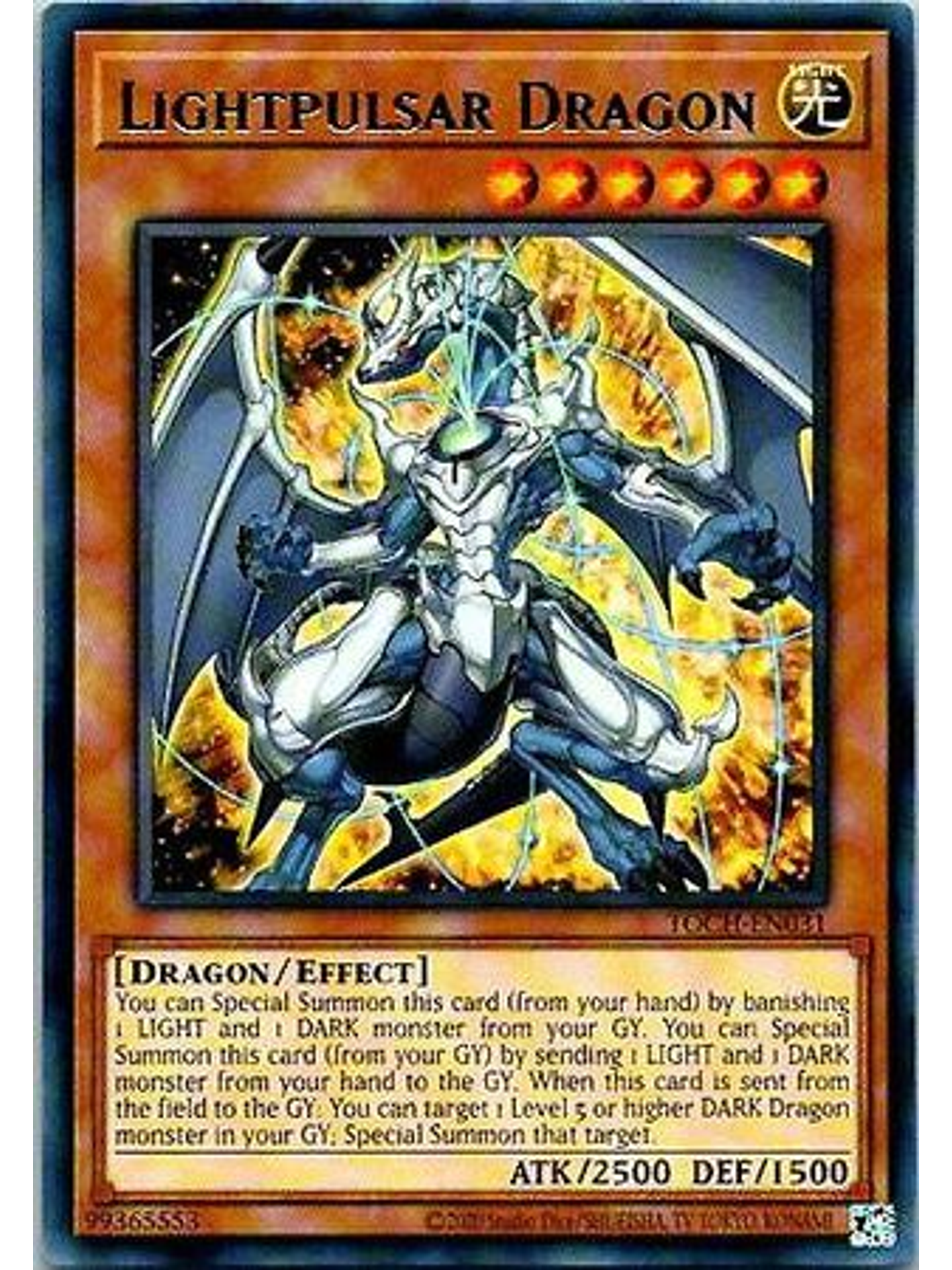 Lightpulsar Dragon - TOCH-EN031 - Rare Unlimited 1