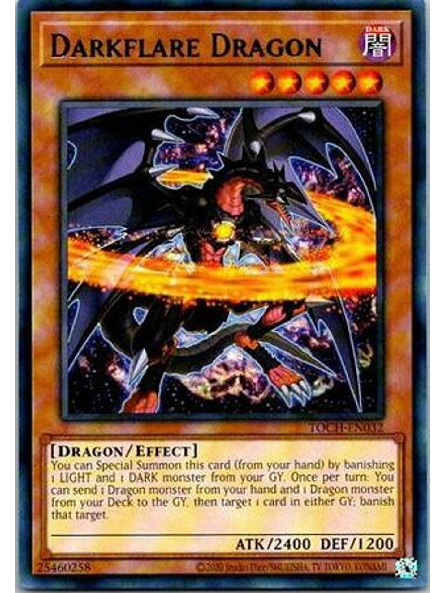 Darkflare Dragon - TOCH-EN032 - Rare Unlimited 1