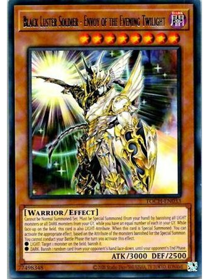 Black Luster Soldier - Envoy of the Evening Twilight - TOCH-EN033 - Rare Unlimited 1