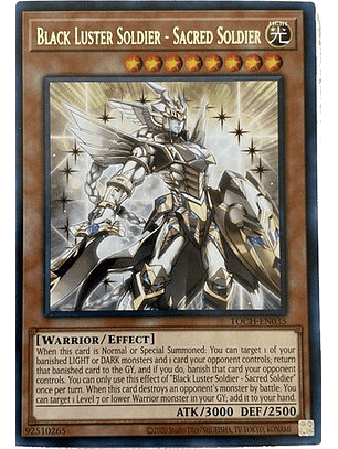 Black Luster Soldier - Sacred Soldier - TOCH-EN035 - Rare Unlimited