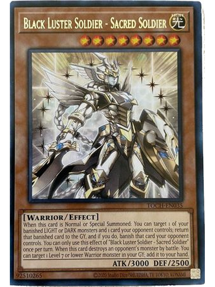 Black Luster Soldier - Sacred Soldier - TOCH-EN035 - Rare Unlimited 1