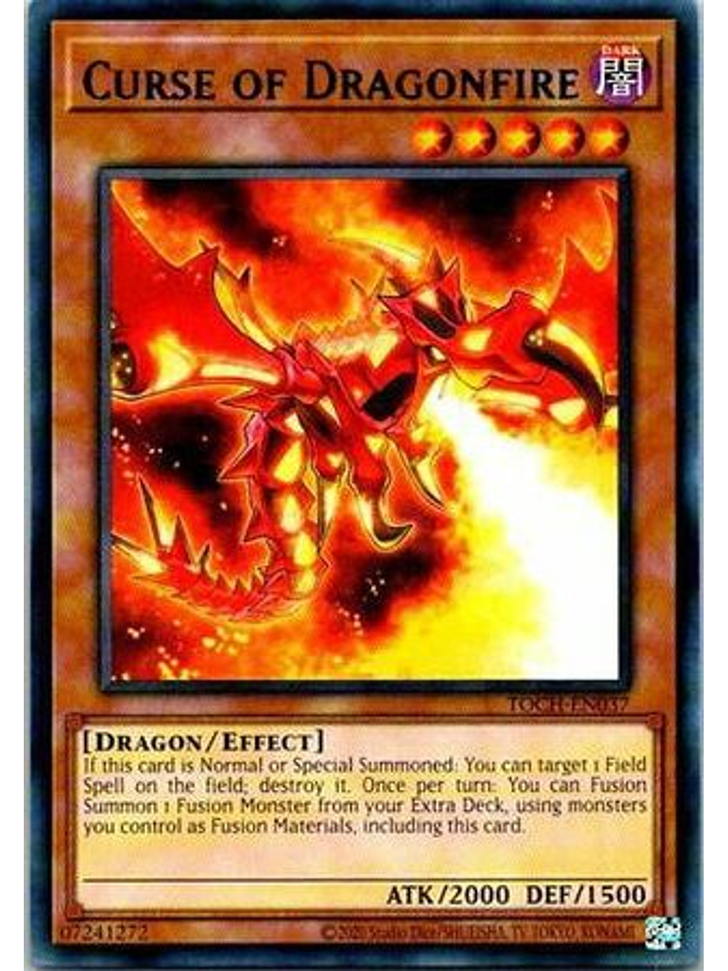 Curse of Dragonfire - TOCH-EN037 - Rare Unlimited 1