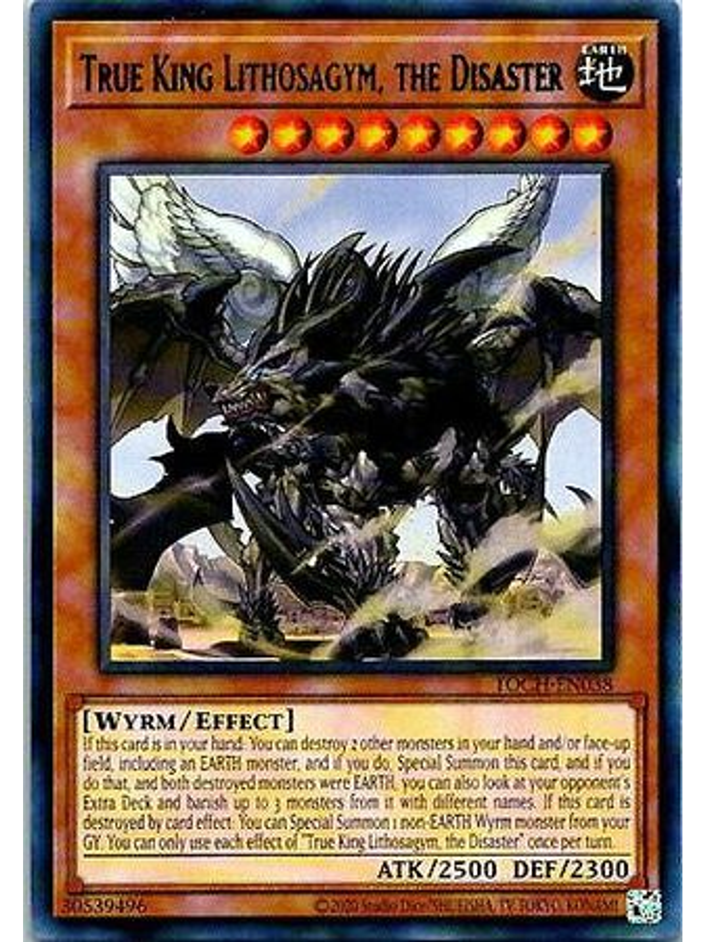 True King Lithosagym, the Disaster - TOCH-EN038 - Rare Unlimited 1