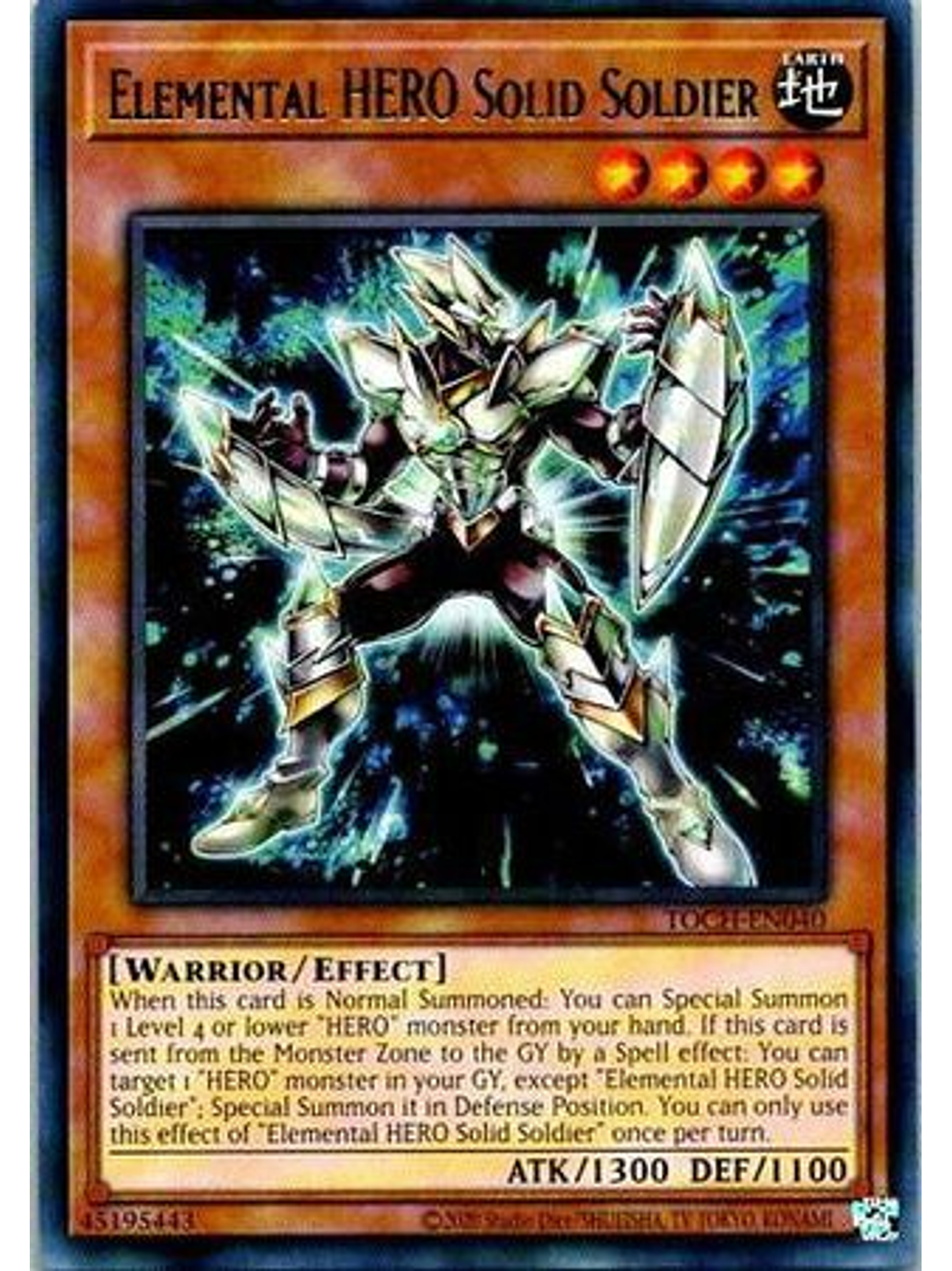 Elemental HERO Solid Soldier - TOCH-EN040 - Rare Unlimited 1