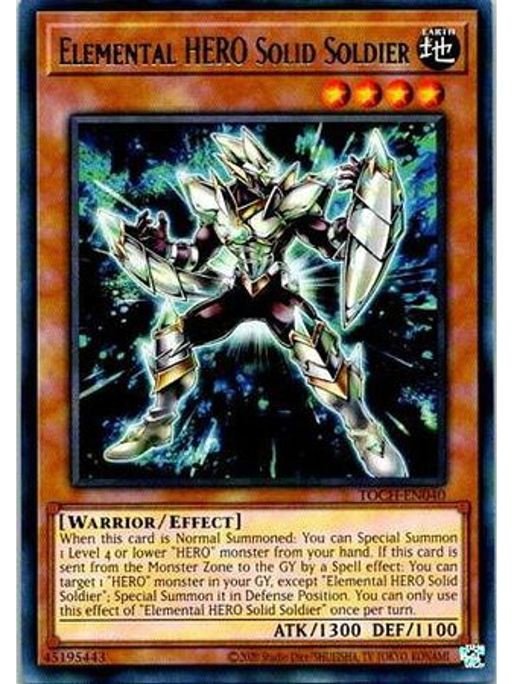 Elemental HERO Solid Soldier - TOCH-EN040 - Rare Unlimited 1
