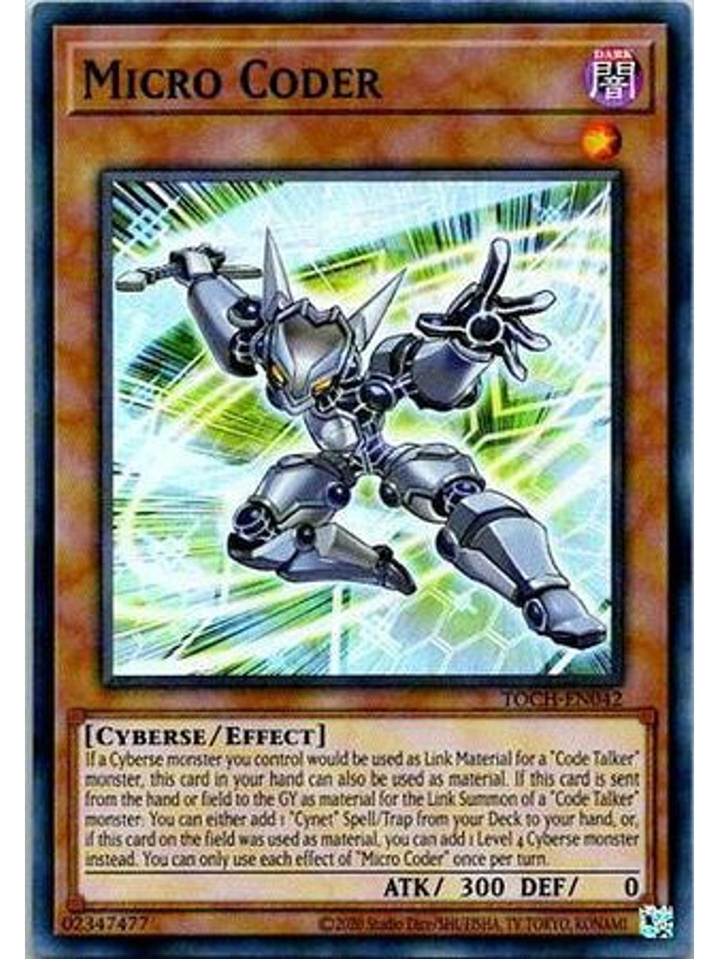 Micro Coder - TOCH-EN042 - Super Rare Unlimited 1