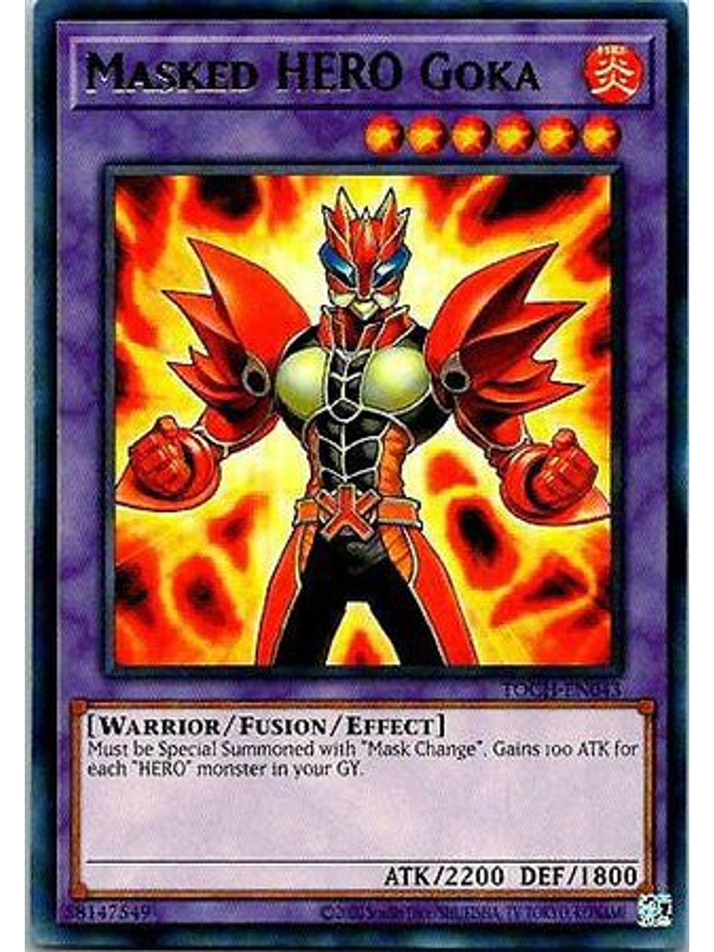 Masked HERO Goka - TOCH-EN043 - Rare Unlimited 1