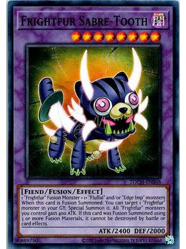 Frightfur Sabre-Tooth - TOCH-EN048 - Super Rare Unlimited 1