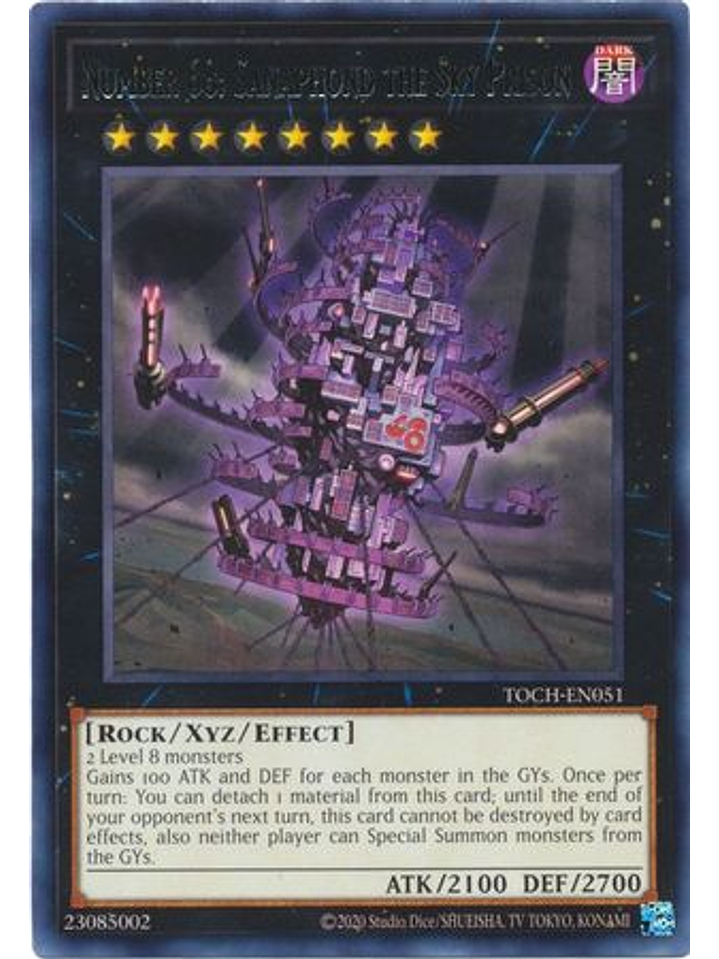 Number 68: Sanaphond the Sky Prison - TOCH-EN051 - Rare Unlimited 1