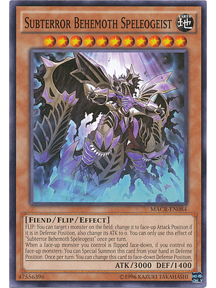 Subterror Behemoth Speleogeist - MACR-EN084 - Common Unlimited