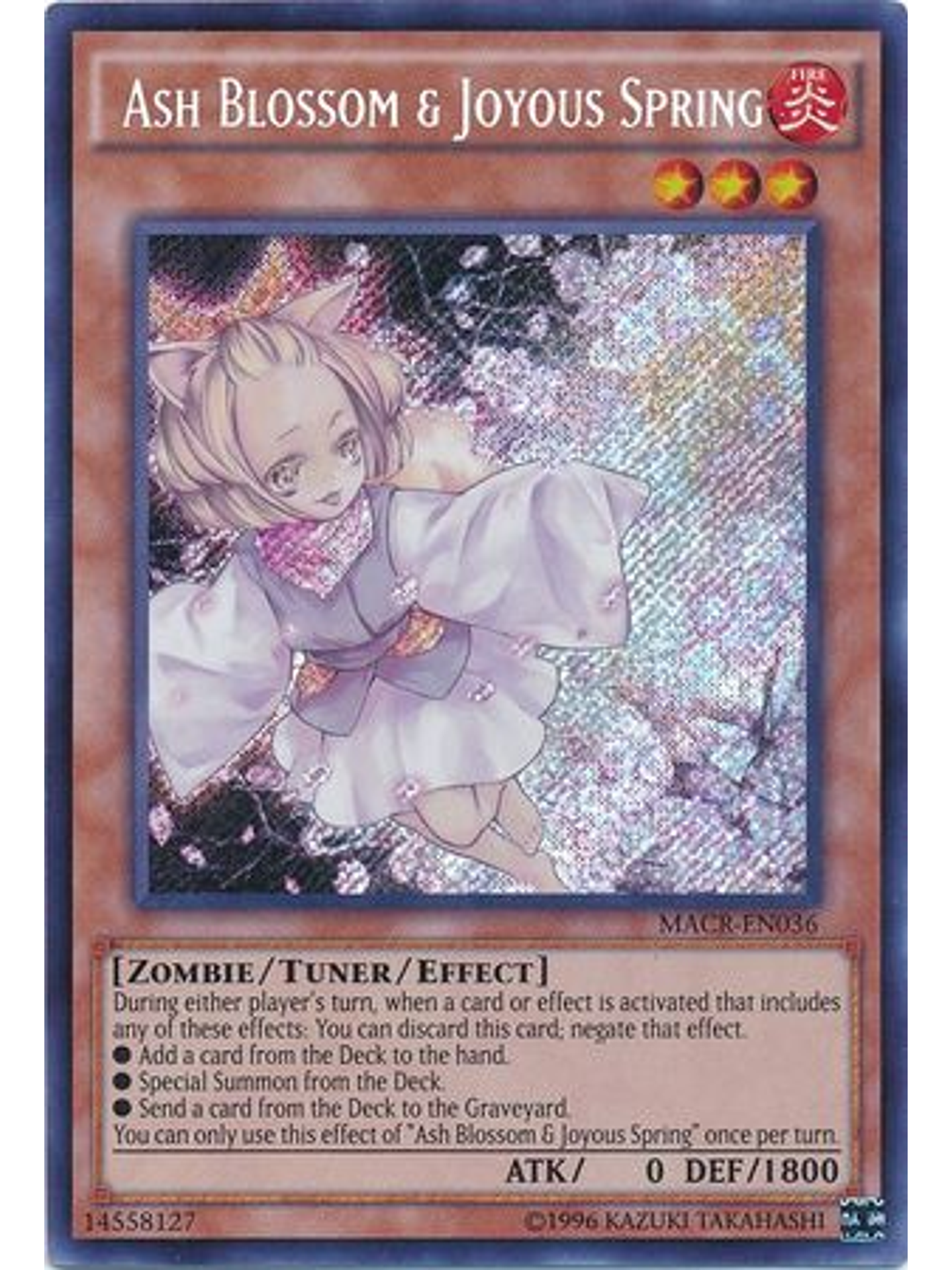 Ash Blossom & Joyous Spring - MACR-EN036 - Secret Rare Unlimited 1