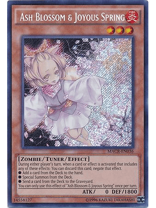 Ash Blossom & Joyous Spring - MACR-EN036 - Secret Rare Unlimited