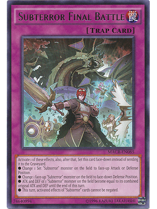 Subterror Final Battle - MACR-EN085 - Rare Unlimited