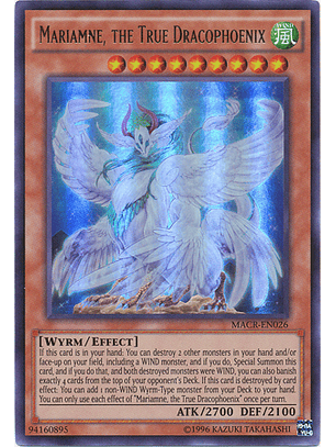 Mariamne, the True Dracophoenix - MACR-EN026 - Ultra Rare Unlimited
