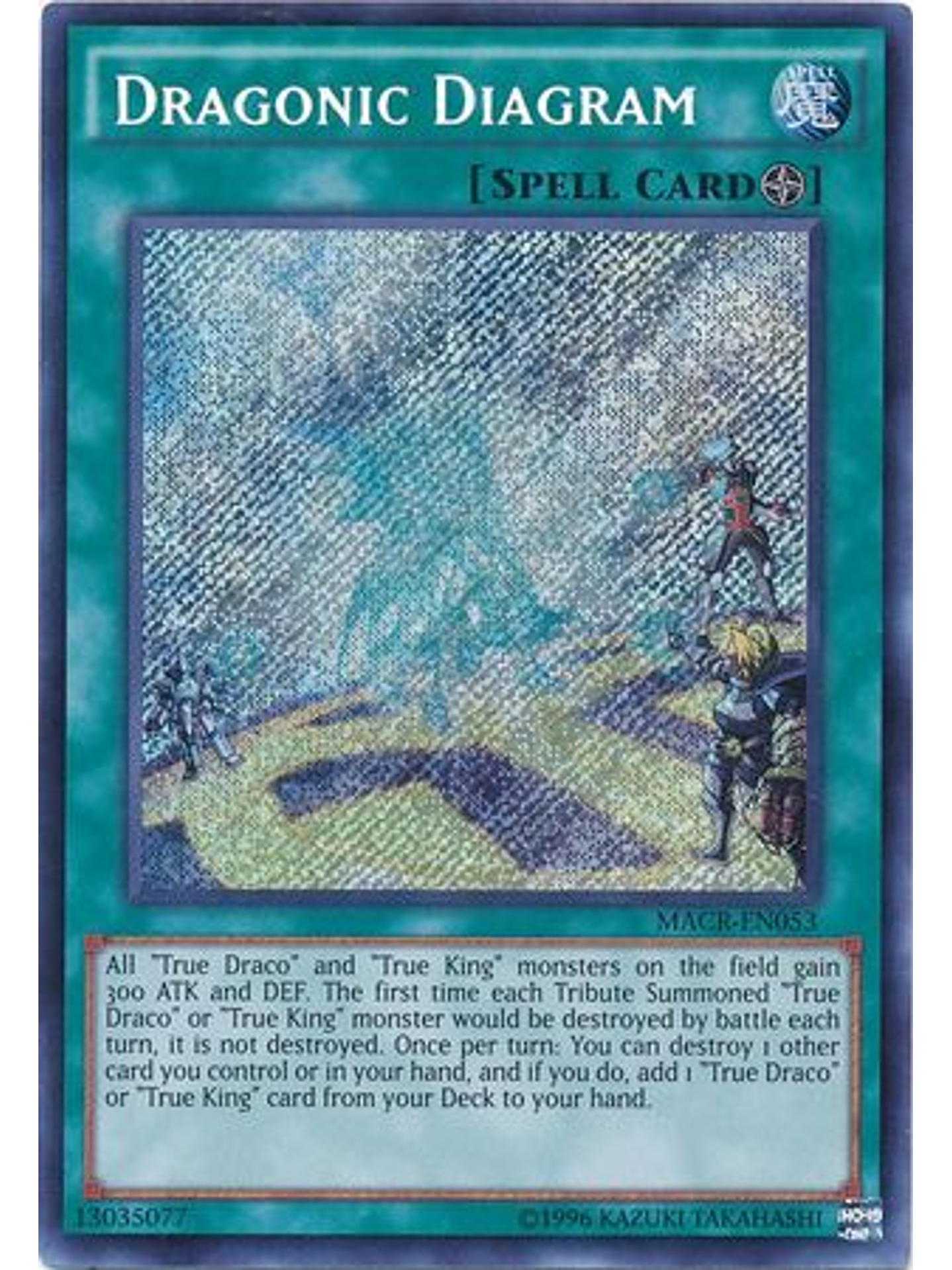 Dragonic Diagram - MACR-EN053 - Secret Rare Unlimited 1