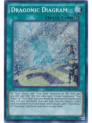 Dragonic Diagram - MACR-EN053 - Secret Rare Unlimited