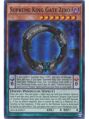Supreme King Gate Zero - MACR-EN017 - Super Rare Unlimited
