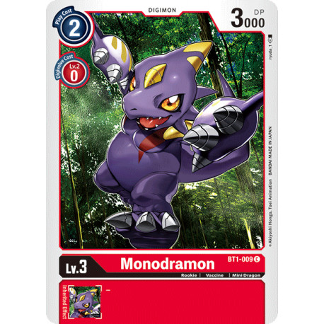 BT1-009 C Monodramon Digimon 