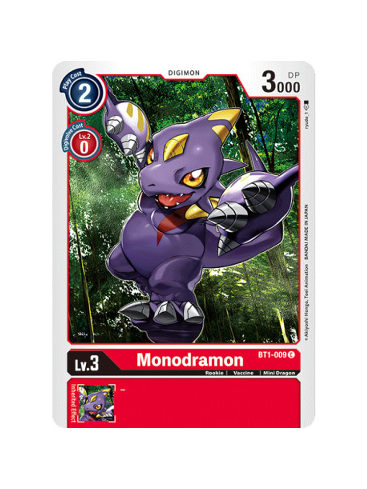 BT1-009 C Monodramon Digimon  1