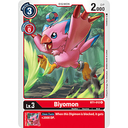 BT1-012 U Biyomon Digimon 