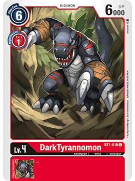 BT1-019 C DarkTyrannomon Digimon 