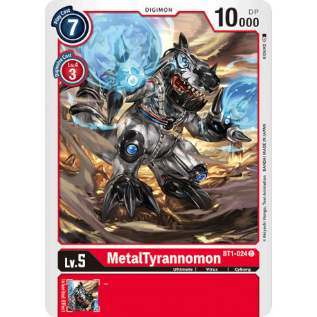BT1-024 C MetalTyrannomon Digimon 