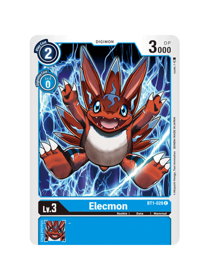 BT1-028 C Elecmon Digimon  1