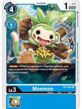 BT1-031 U Monmon Digimon 