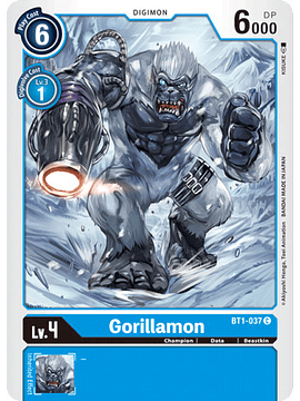 BT1-037 C Gorillamon Digimon 
