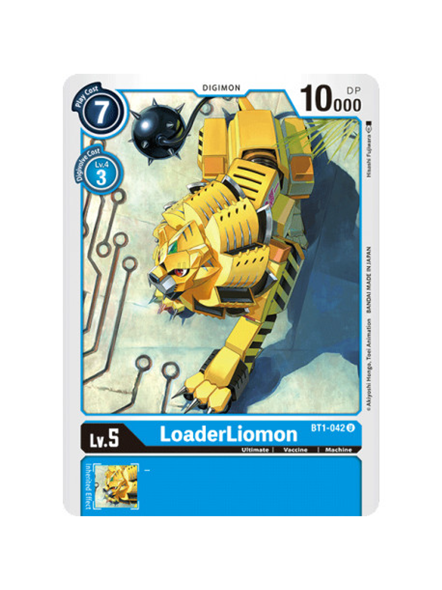 BT1-042 U LoaderLiomon Digimon  1