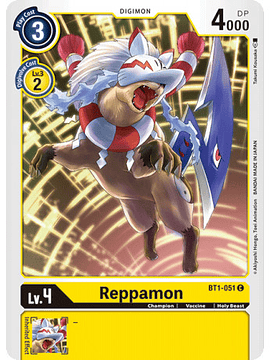 BT1-051 C Reppamon Digimon 