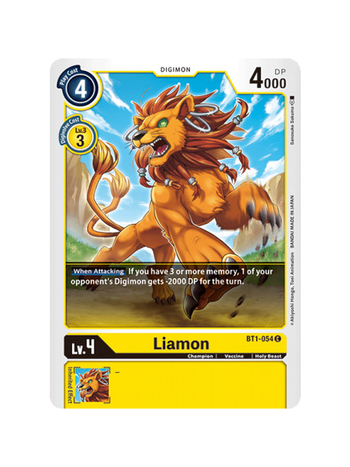 BT1-054 C Liamon Digimon  1