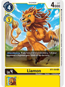 BT1-054 C Liamon Digimon 