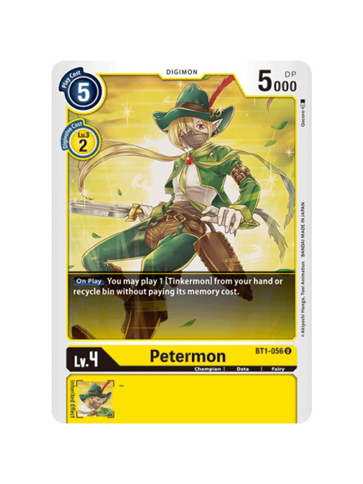 BT1-056 U Petermon Digimon  1
