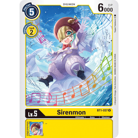 BT1-057 U Sirenmon Digimon 