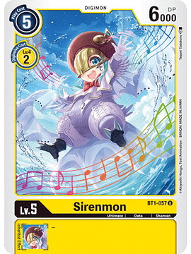 BT1-057 U Sirenmon Digimon 