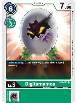 BT1-075 C Digitamamon Digimon 