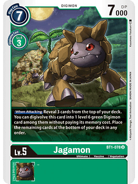 BT1-078 U Jagamon Digimon 
