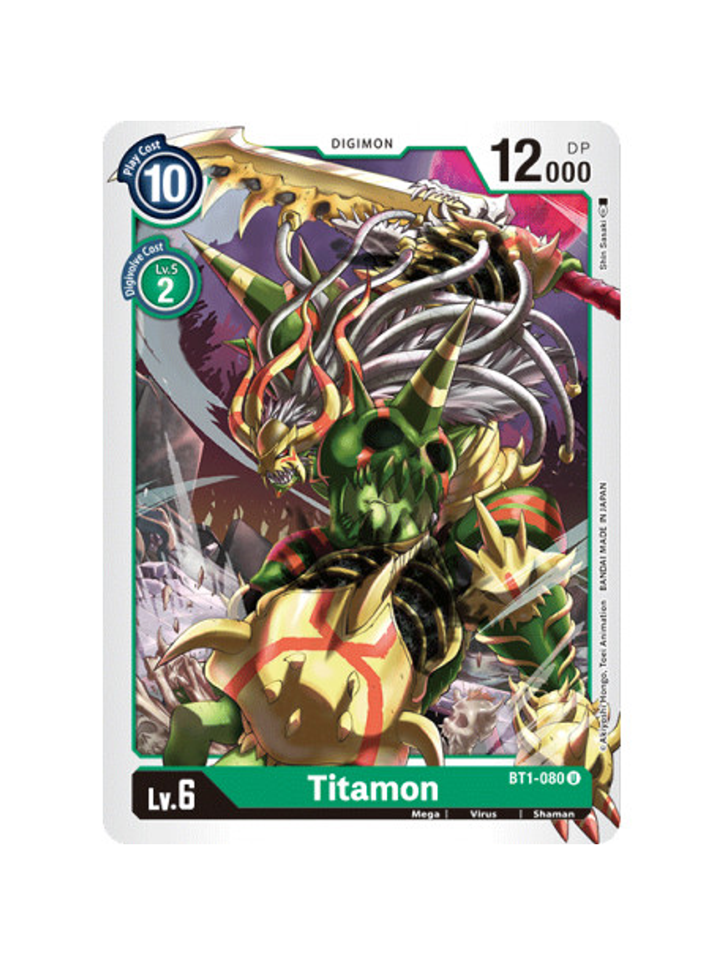 BT1-080 U Titamon Digimon  1