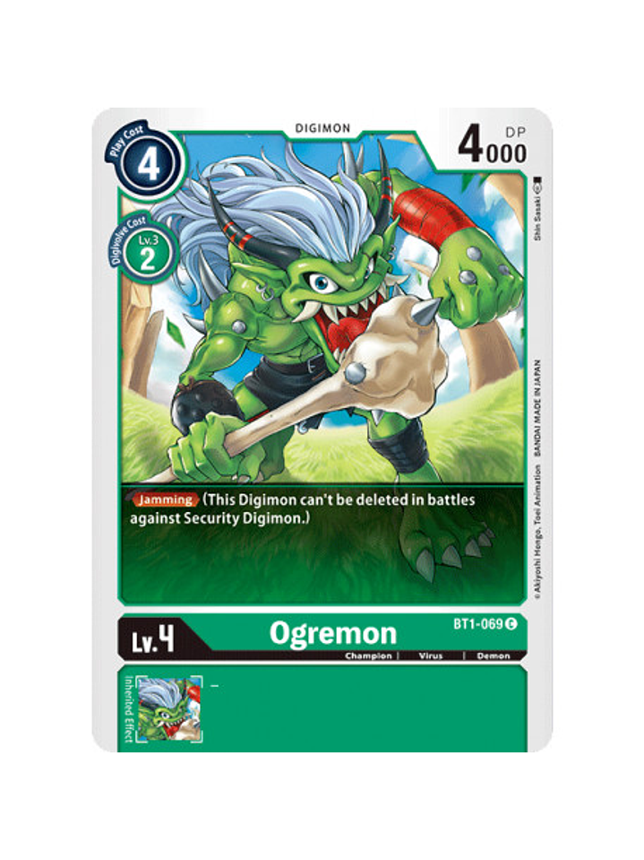 BT1-069 C Ogremon Digimon  1