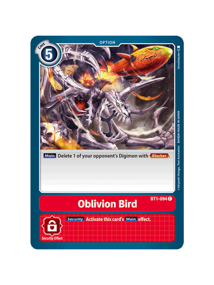 BT1-094 C Oblivion Bird Option  1