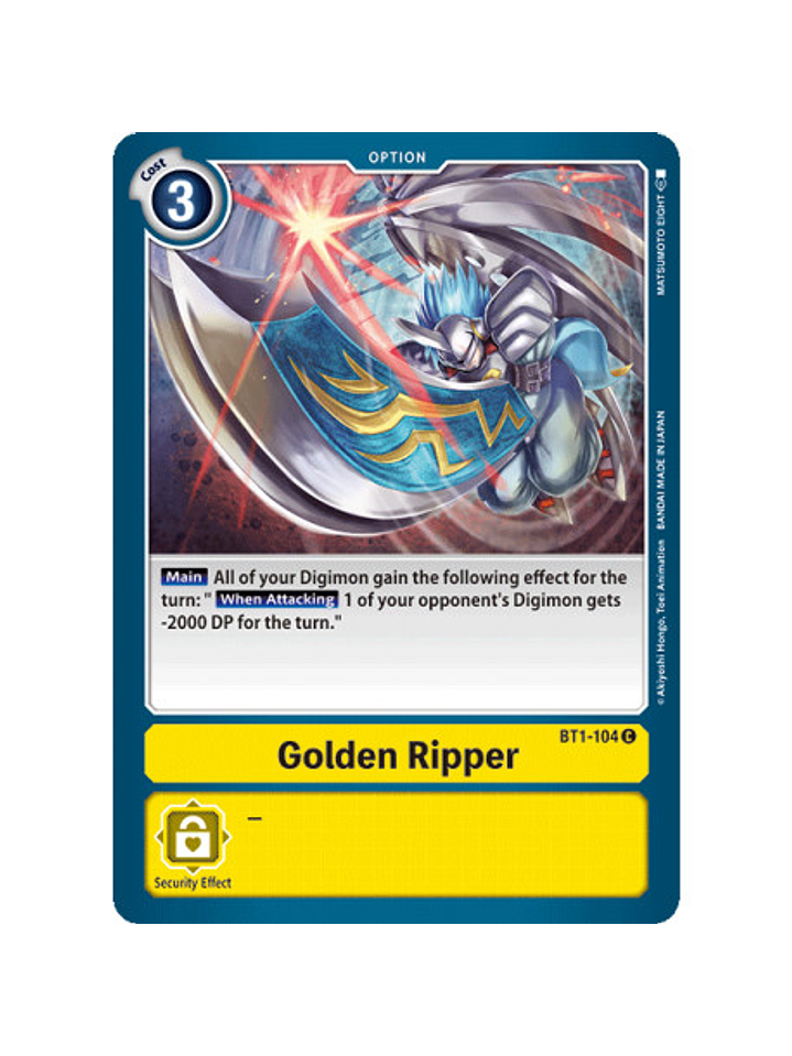 BT1-104 C Golden Ripper Option  1