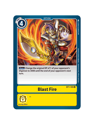BT1-105 C Blast Fire Option 